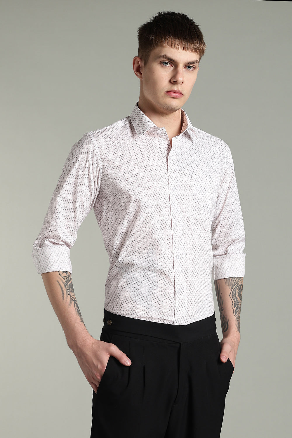 Printed Formal Cotton Shirt