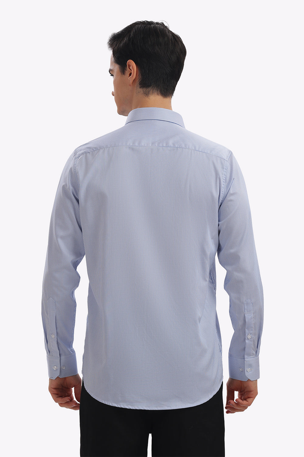 Quick Dry Light Blue Strips Formal Shirt