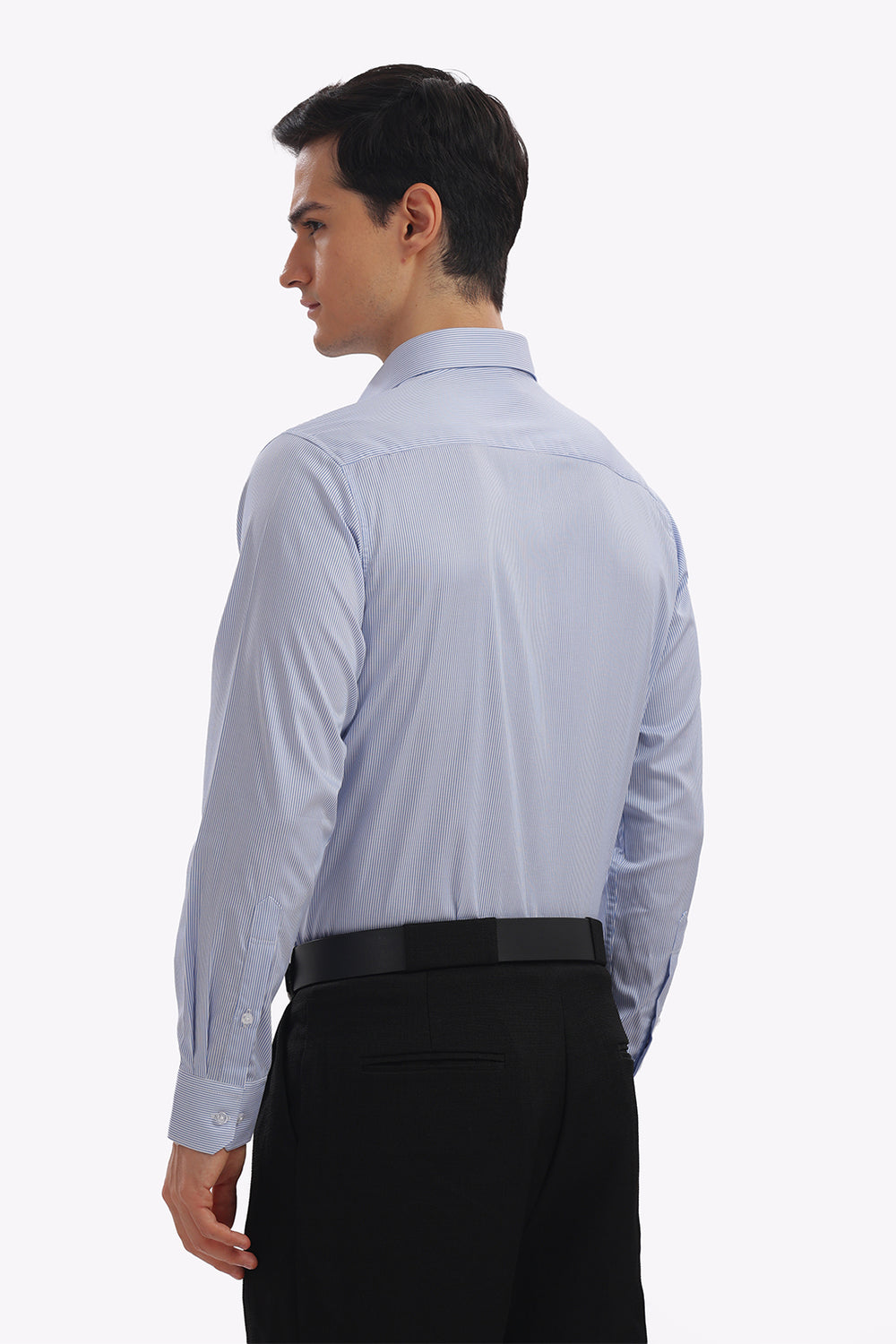 Quick Dry Light Blue Strips Formal Shirt
