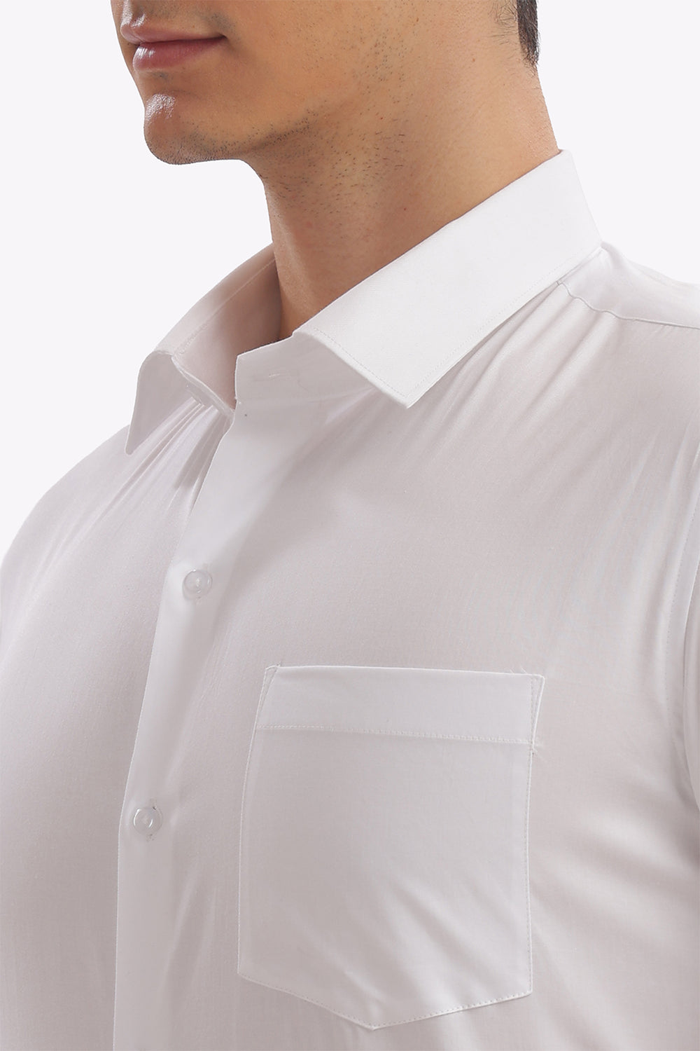 Crisp White Formal Shirt 100% Premium Cotton
