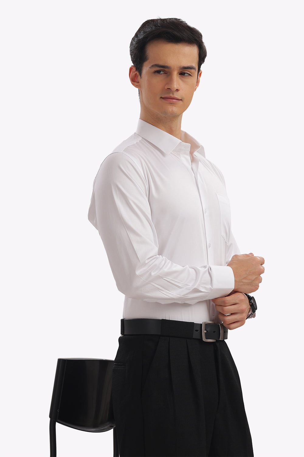 Crisp White Formal Shirt 100% Premium Cotton