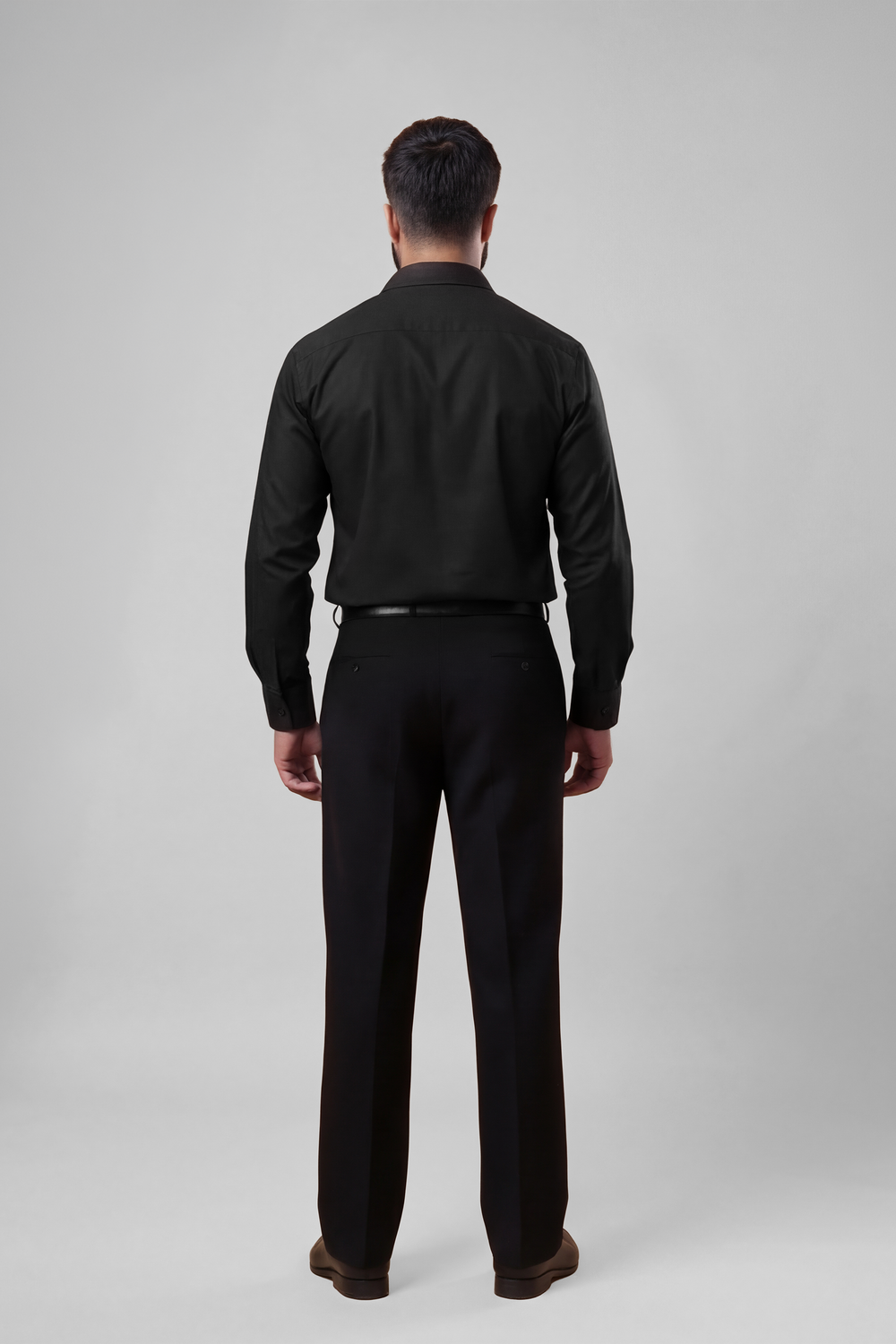 Black Wrinkle Free Shirt