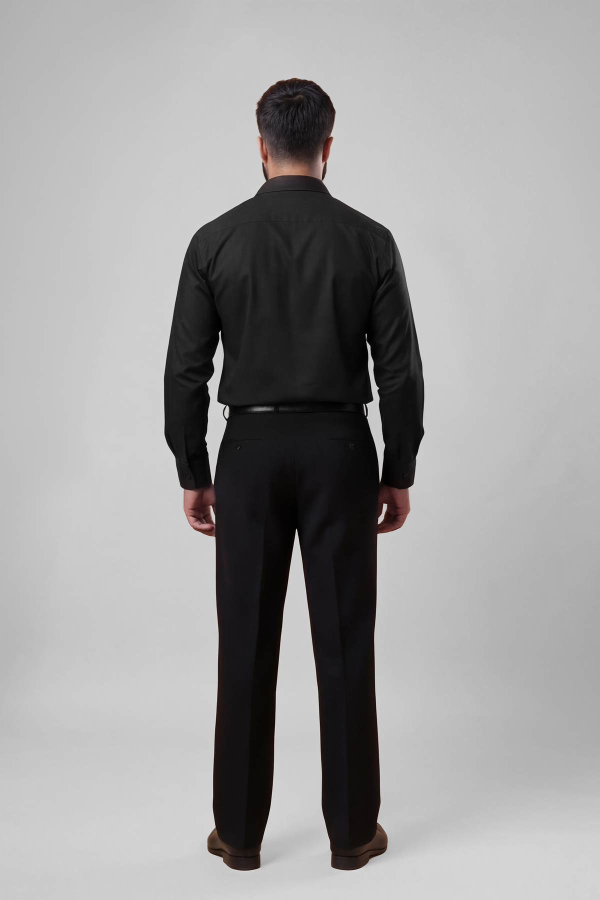 Black Wrinkle Free Shirt