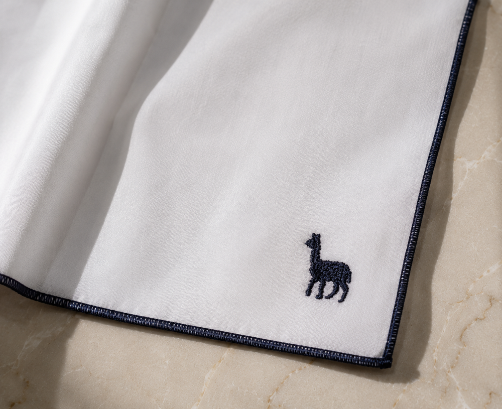 100% Mulmul cotton Handkerchief (Pack of 12)