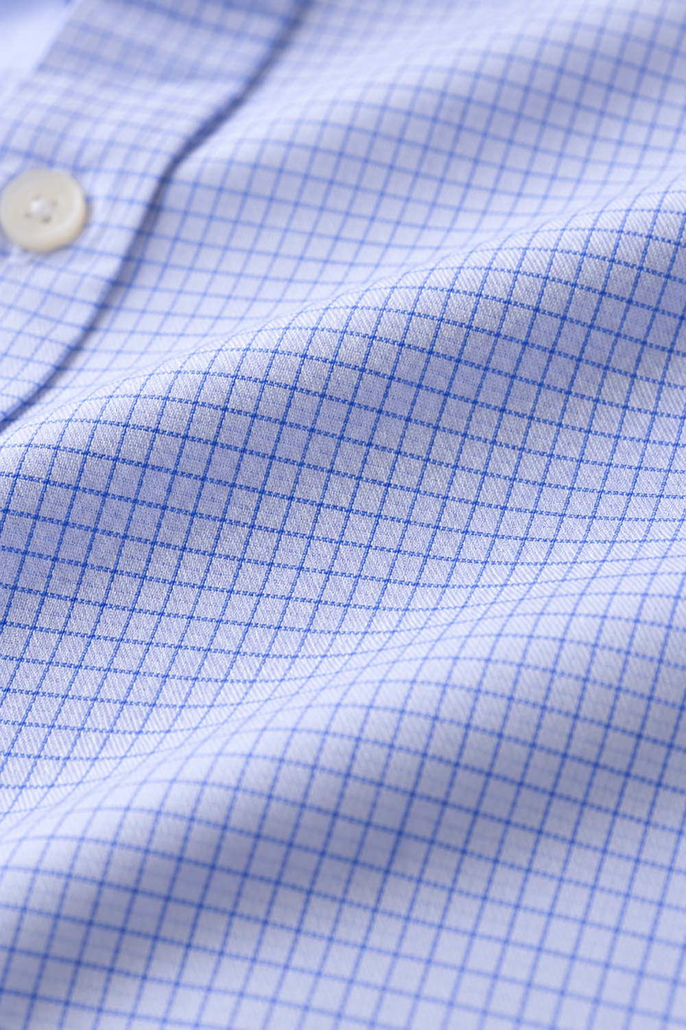 Giza Cotton Light Blue Checks