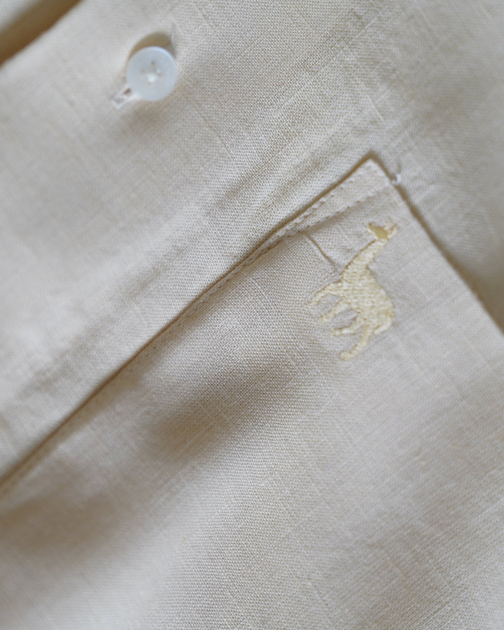 Light yellow beige Linen 60 LEA