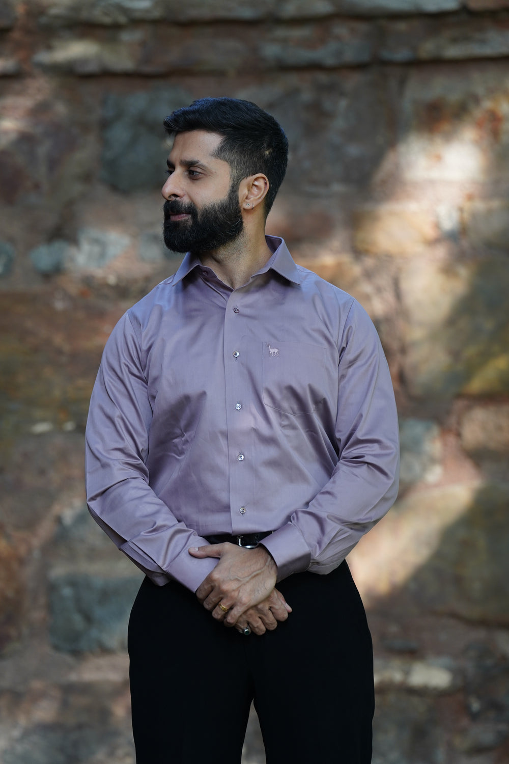 Wrinkle free Onion Pink Formal Shirt