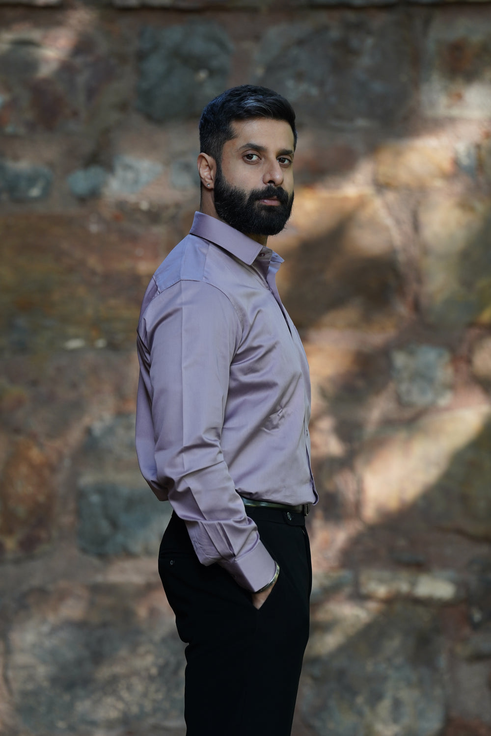 Wrinkle free Onion Pink Formal Shirt