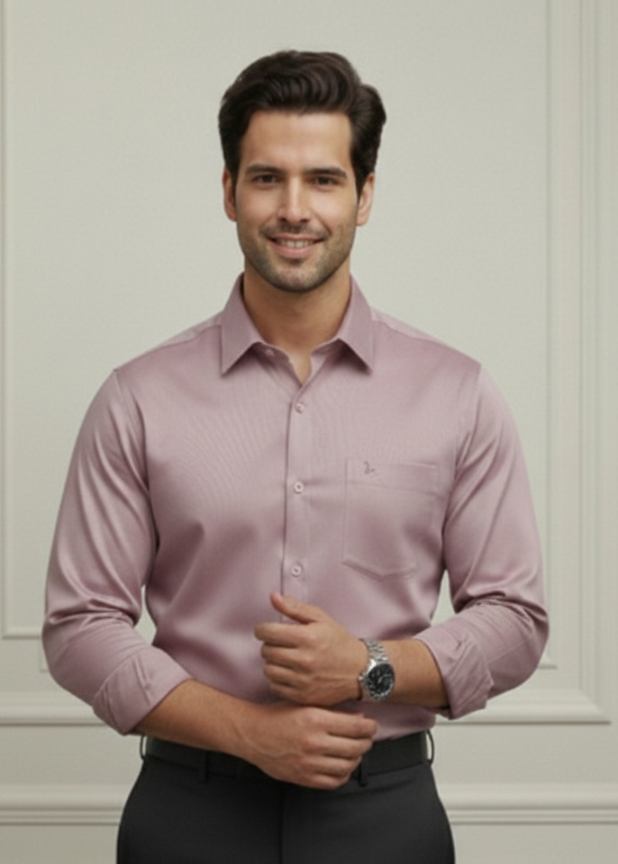 Wrinkle free Onion Pink Formal Shirt