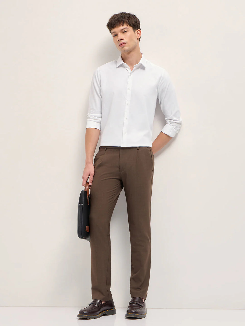 SLIM FIT  PLAIN 70'S 2 PLY  NATURAL WHITE