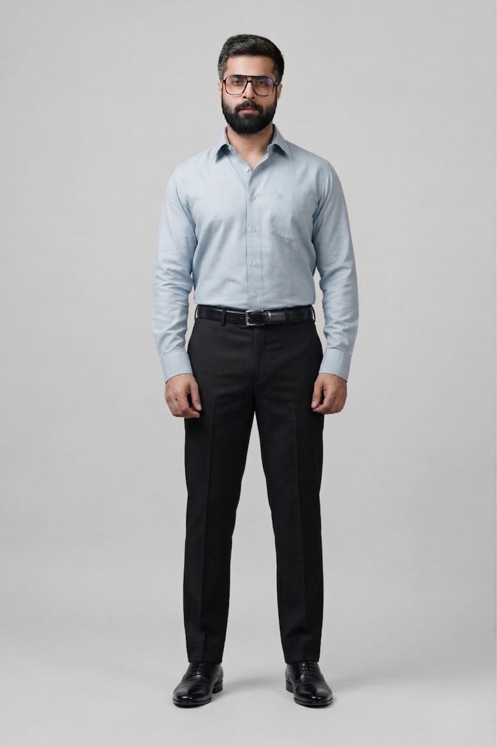 Slate Grey Linen Shirt 60 LEA