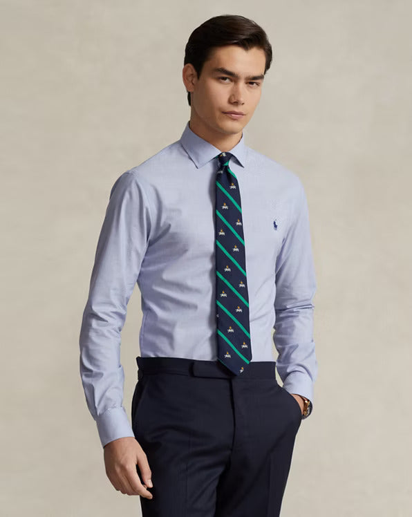 SLIM FIT SOLID PLAIN  FORMAL SHIRT